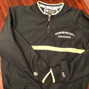 Vintage Oregon Ducks Green Donegal Bay Brand - Pullover Windbreaker Jacket